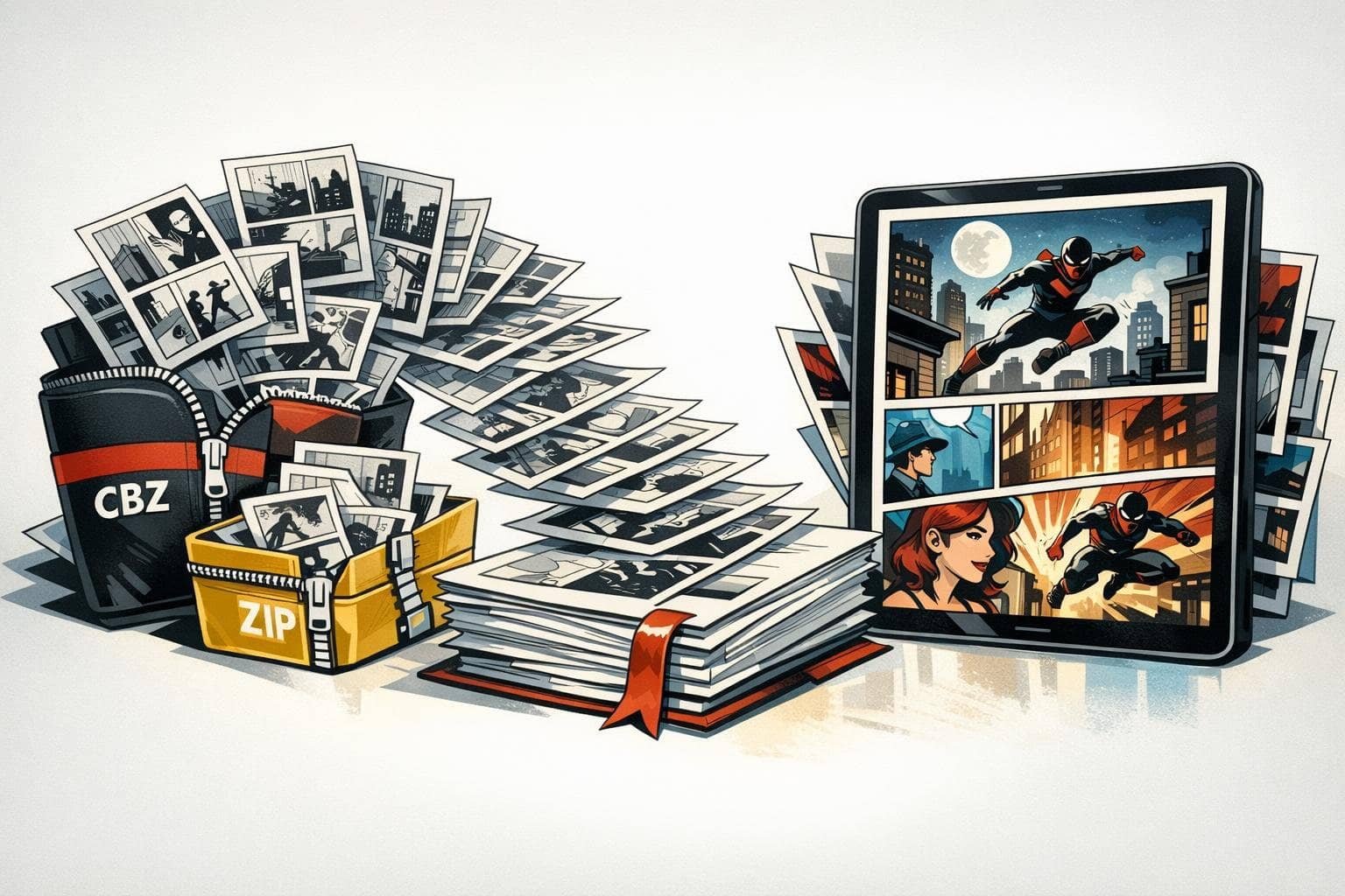 Why CBZ and ZIP Comics Are Better Suited for Local Comic Reader Applications