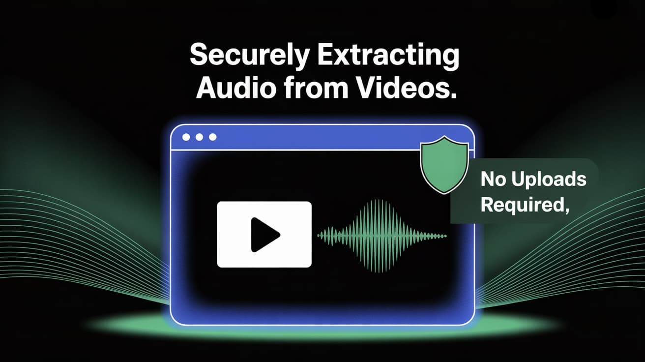 How to extract audio from a video? Free MP3 conversion online without uploading