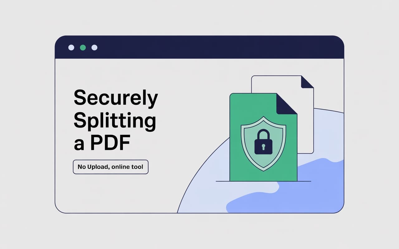 How to split a PDF and extract specific pages? Free online processing without uploading