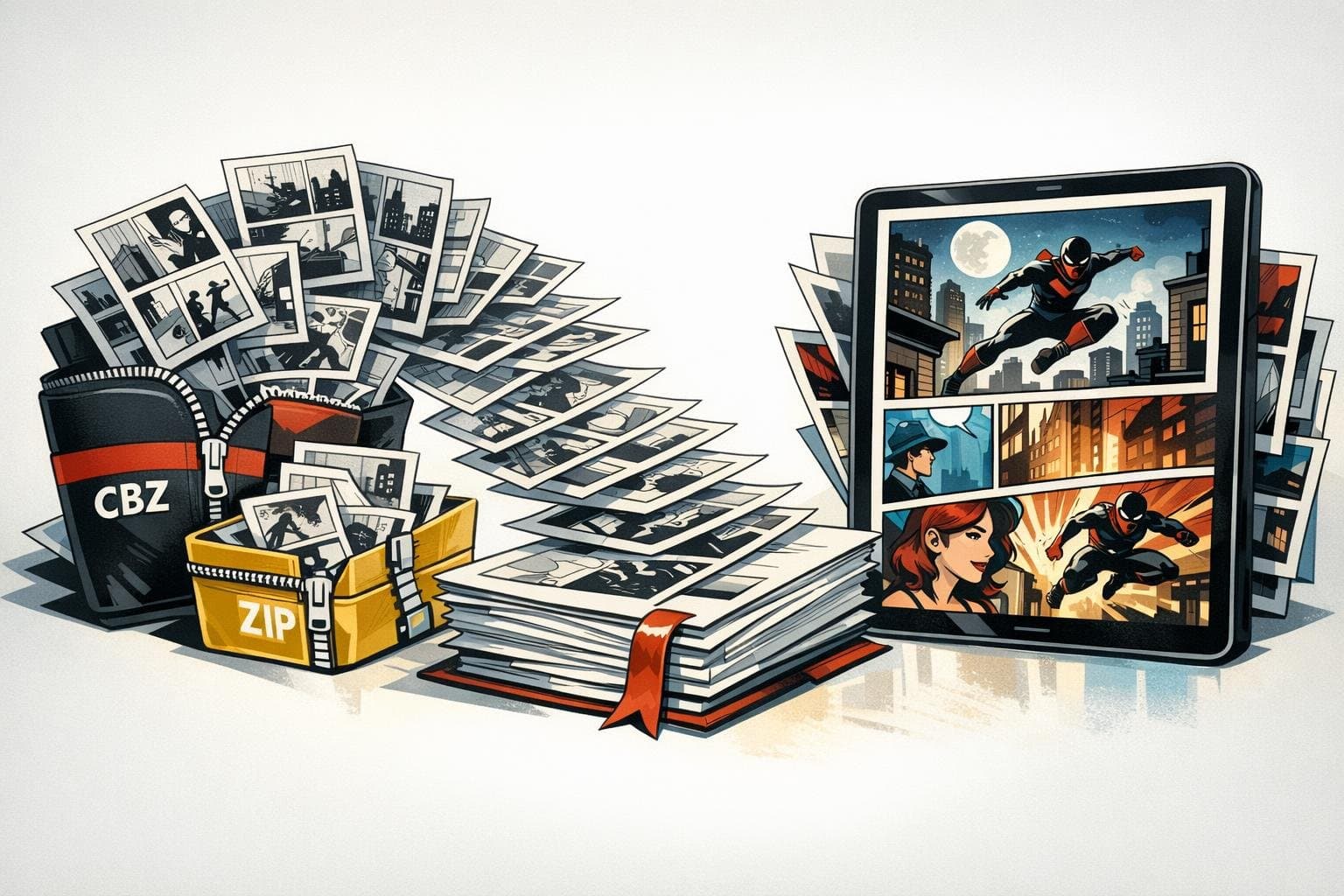 Why CBZ and ZIP Comics Are Better Suited for Local Comic Reader Applications