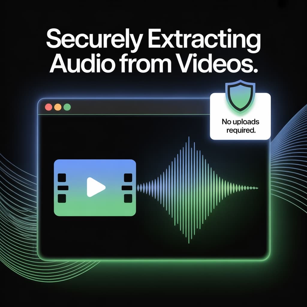 Extract Audio from Video Instantly & Securely